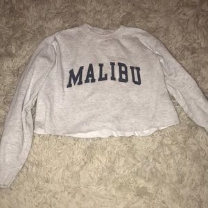 brandy melville cropped sweatshirt